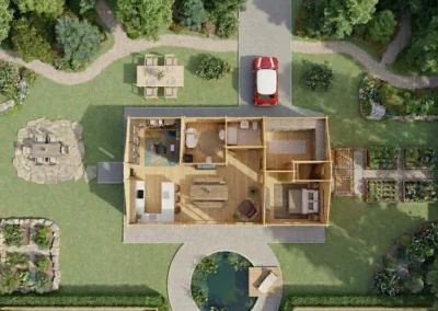 Casa de Campo de Madera Benidorm 103 m² | DSAVIA