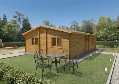 Casa de Madera 2 Habitaciones | Modelo Seda 73 m² – DSAVIA