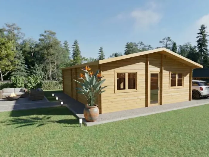 Casa de Madera 2 Habitaciones | Modelo Seda 73 m² – DSAVIA