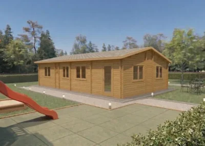 Casa de Madera 2 Habitaciones | Modelo Seda 73 m² – DSAVIA