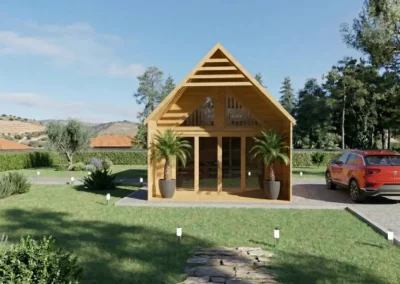 Casa de Madera Dos Plantas Modena 36 m² | DSAVIA