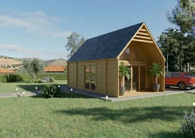 Casa de Madera Dos Plantas Modena 36 m² | DSAVIA
