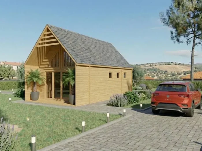 Casa de Madera Dos Plantas Modena 36 m² | DSAVIA