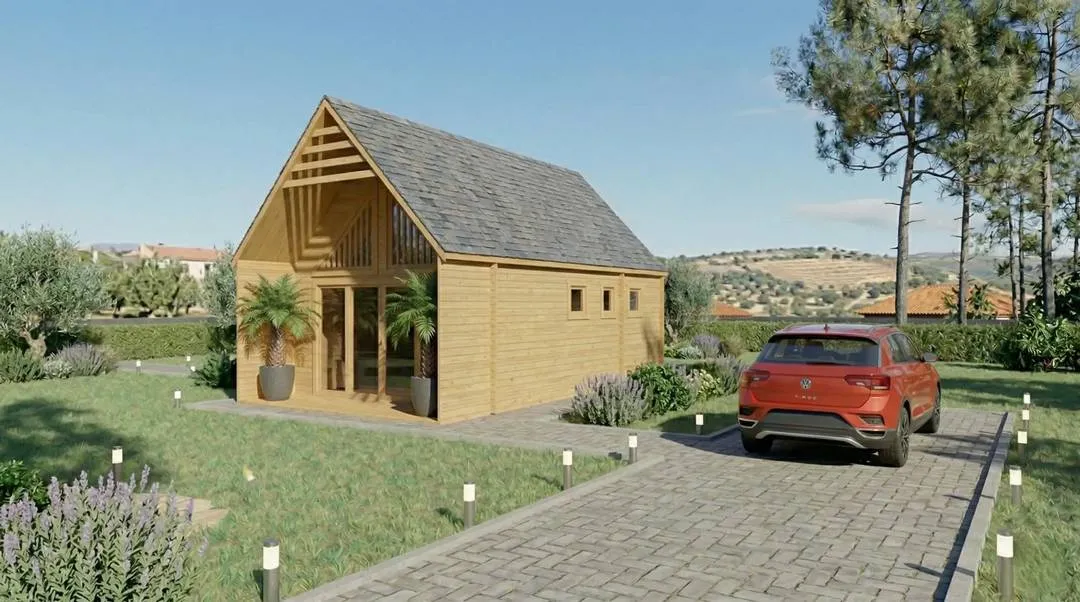 Casa de Madera Dos Plantas Modena 36 m² | DSAVIA