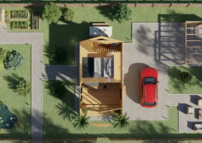 Casa de Madera Dos Plantas Modena 36 m² | DSAVIA