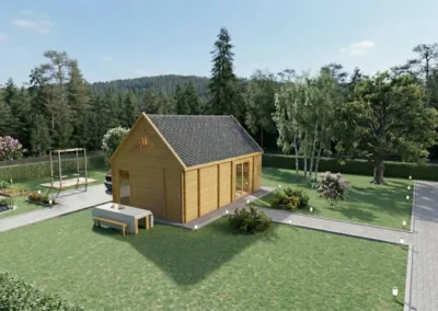 Casa de Madera Dos Plantas Modena 36 m² | DSAVIA