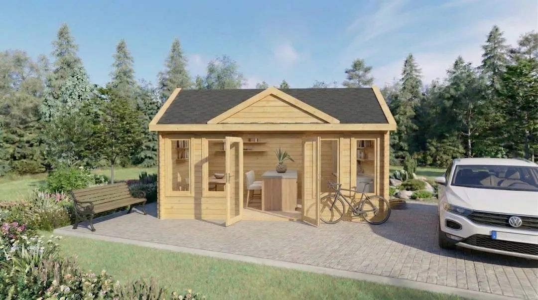 Casa de Madera Sencilla Boston 5,5×4 m | 50 m² | DSAVIA