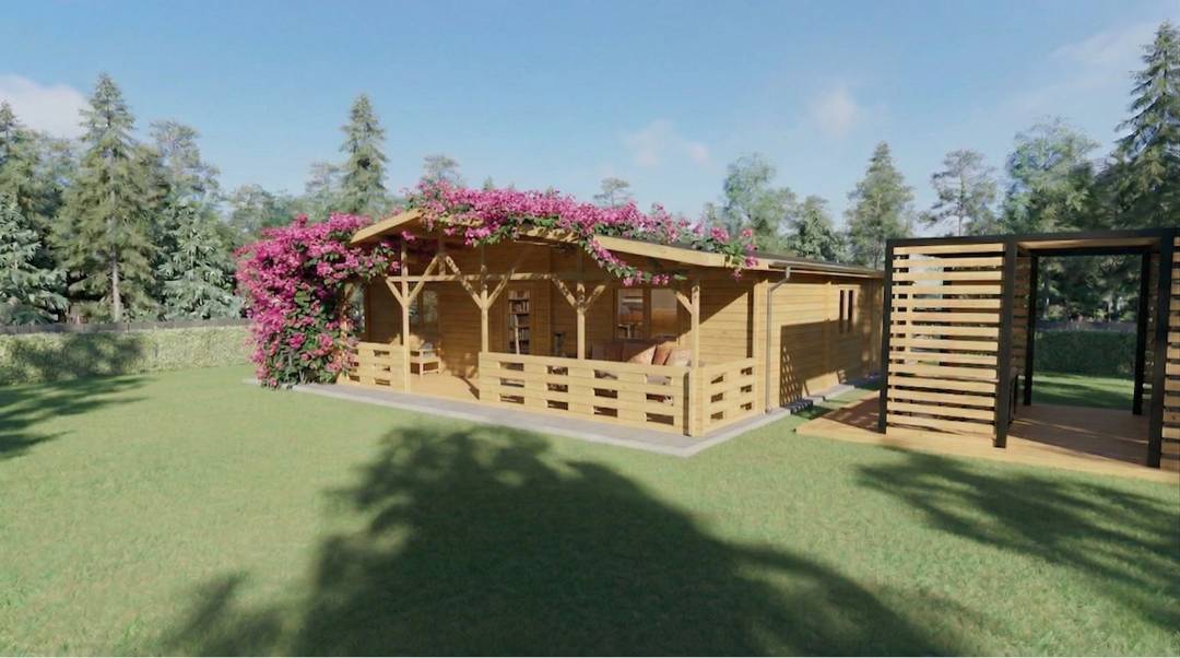 Casa de Madera 120 m² | Modelo Vitoria 6 Estancias