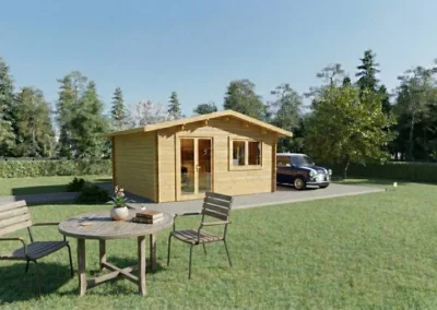 Casa de Madera 20 m² Brenzo 5×4 Personalizable | Dsavia