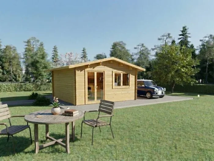 Casa de Madera 20 m² Brenzo 5×4 Personalizable | Dsavia