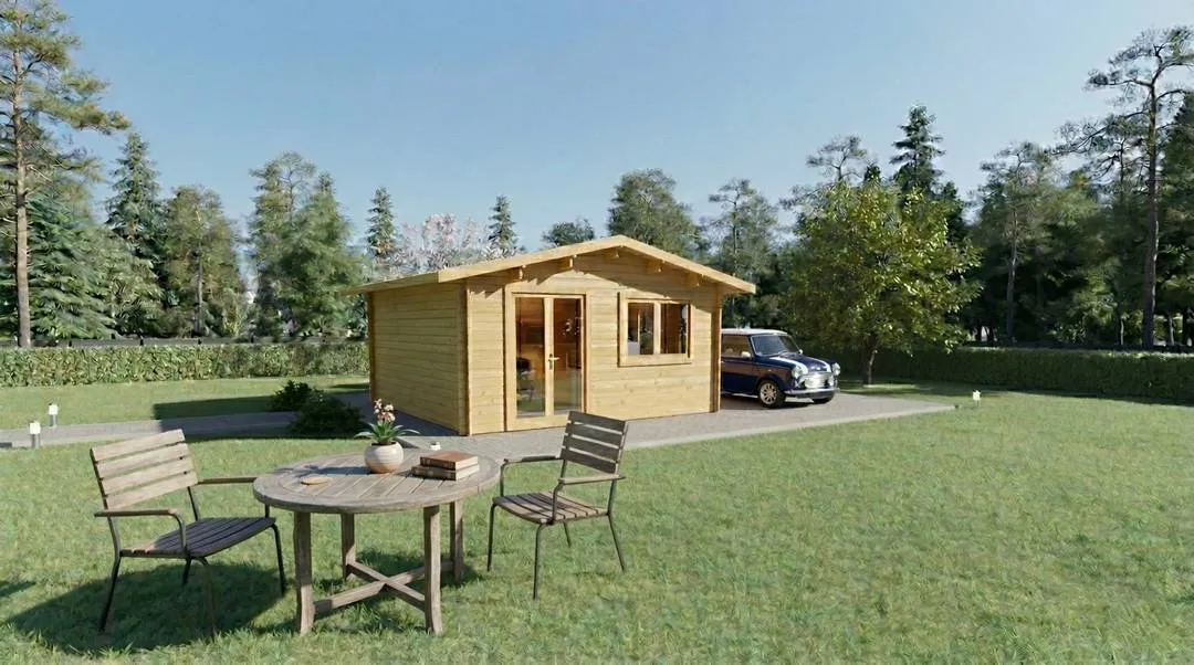 Casa de Madera 20 m² Brenzo 5×4 Personalizable | Dsavia