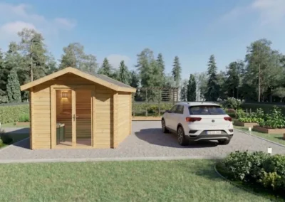 Casa de Madera para Jardín Feira 3×2,5 m | DSAVIA