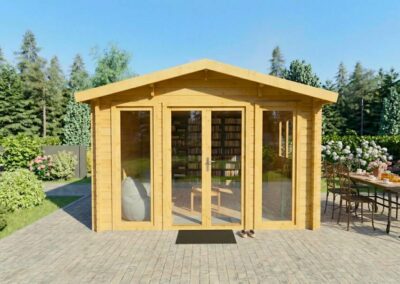 Casa de Madera Pequeña Sicilia 4×4 m | 16 m² | DSAVIA