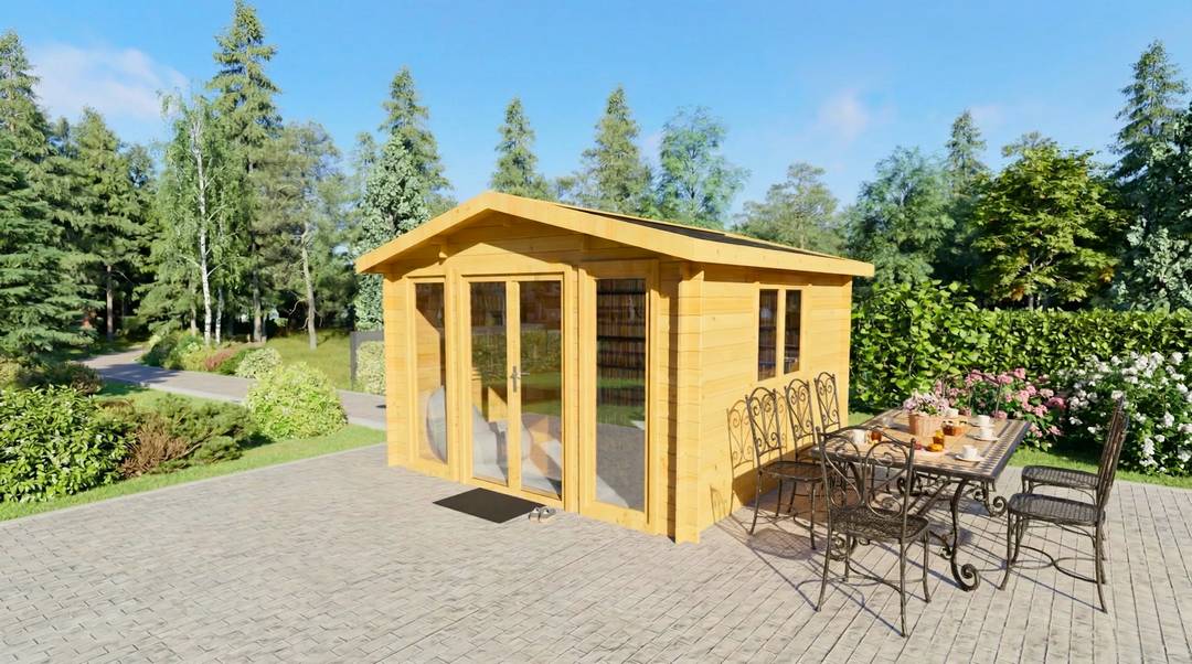 Casa de Madera Pequeña Sicilia 4×4 m | 16 m² | DSAVIA